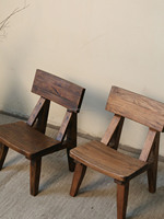 Fauteuil d'appoint en bois massif fait main, fauteuil de salon moderne, mobilier d'hôtel
