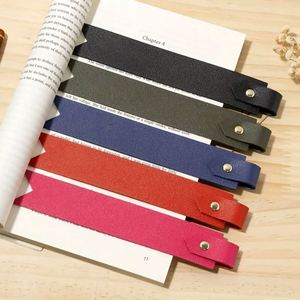 YY Durable PU Leather Soft Colorful <b>Bookmark</b> for Textbooks Concise Fashion Notebook Modern <b>Bookmark</b> Gift for Read Lovers - Product Image 2