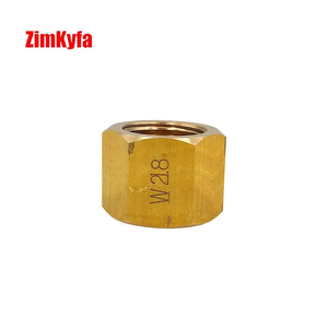 Adaptateur de régulateur de bouteille de CO2 en laiton, écrou CGA320, raccord fileté femelle W21.8 pour entrée de valve de régulateur - Product Image 2