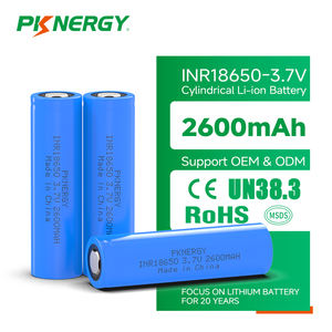 סוללת ליתיום נטענת PKNERGY <span class=keywords><strong>3.7v</strong></span> Lifepo4 3.2v 18.5v 700mah 900mah 1100mah 1400mah 3000mah 4000mah 18650 18350 Li-ion - Product Image 1