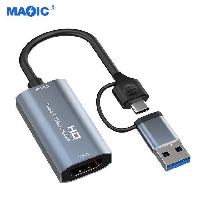4K USB3.0 Type C to HDMI Video Capture Card Full HD Capture Card for Game Video Live PS4/XBOX Capture Card