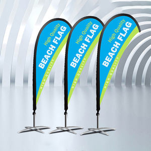 Promotion d'usine personnalisé plume plage drapeau haute qualité publicité extérieure décoration bannière drapeaux pour pneus <span class=keywords><strong>vente</strong></span> - Product Image 6