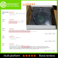 Sennuopu Sub Woofer mobil, Subwoofer aktif 8 inci untuk mobil 12V Universal kotak Speaker mobil 20A T8 Bass 380W 7KG