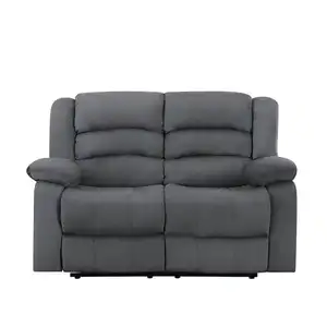 Sans Sectional Sofa Living Room Furniture Reclining Microfiber Fabric 2 Seater Recliner Sofa