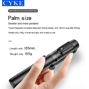 CYKE M12 trépied extensible Bluetooth Selfie Stick support sans fil trépied de poche Anti-secousse Selfie support Selfie - Product Image 4