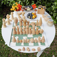 Personnalisable bricolage artisanat poupées en bois non finies personnes en bois non finies écologiques pour peindre des jouets