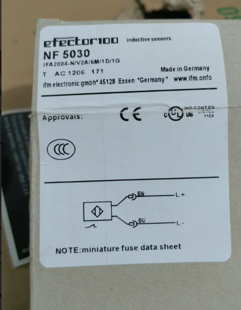 NF5030 IFA2004-N.V2A.6M.1D.1G Inductive Proximity Switch Songenshi