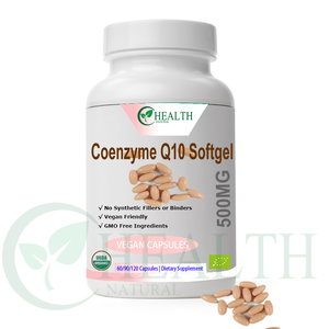 Suplemento dietético para la salud Soluble en agua OEM Etiqueta privada Materia prima a granel Coenzima <span class=keywords><strong>Q10</strong></span> Cápsulas de gelatina blanda para el cuidado de la salud - Product Image 2