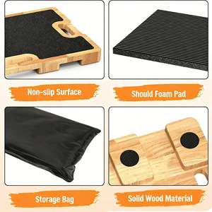 Tabla de Fitness de Madera GBN, Plataforma Antideslizante 03 para Entrenamiento de Pies, Ejercicios de Fuerza en el Gimnasio - Product Image 4