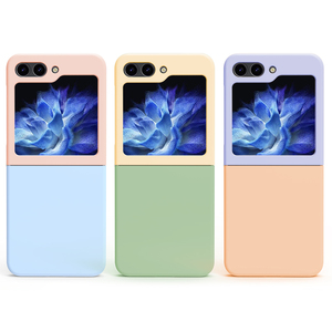 Nouveauté <span class=keywords><strong>Coque</strong></span> <span class=keywords><strong>de</strong></span> protection antichoc en PC + microfibre <span class=keywords><strong>de</strong></span> couleur bonbon pour Z Flip 5 - Product Image 6