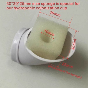 Cây Giống Trắng soilless THỦY CANH RAU Vườn Ươm chậu cây giống nhân bản cổ áo vườn trồng trọt miếng bọt biển - Product Image 3