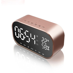 Altavoz YAyusi S2 Inalámbrico Mini Reloj Despertador con Pantalla para Teléfono y Computadora, Alimentado por USB - Product Image 2