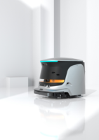 Robot de nettoyage de sol intelligent entièrement automatique, navigation automatique, recharge automatique, changement d'eau automatique, lavage et balayage, garantie 1 an