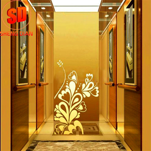 Panel pintu lift baja tahan karat 201 304 pola kustom Laser ukiran dengan layanan pemrosesan pembengkokan & pemotongan - Product Image 4