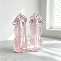 Emballages uniques pour gloss à lèvres, tubes de gloss à lèvres de 2,5 ml, contenants pour gloss à lèvres rose et noir