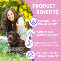 Suppléments de santé articulaire pour animaux de compagnie Supplément de vitamines pour animaux de compagnie Chiens Chats Booster immunitaire Suppléments de soutien Gouttes