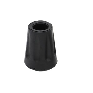 Embouts en caoutchouc pour bâtons de marche, bâtons de randonnée, antidérapants, résistants à l'usure, épais, noirs, 2 pièces - Product Image 3