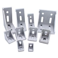 Connecteur d'angle droit pour meubles, support de fixation pour table et chaise, en alliage d'aluminium épaissi