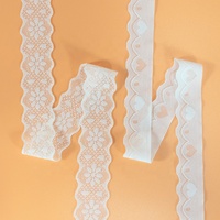 DIY Vêtements Accessoires de Couture Floral Brodé Dentelle Ruban Tricot Dentelle Élastique pour Textile Vêtement