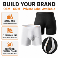 Shorts pour hommes à grande taille, respirants, doux, haute élasticité, boxer court, couleur personnalisée, taille mi-haute, confort, sous-vêtements sans couture pour hommes, vente chaude