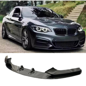 Splitter Anteriore in Fibra di Carbonio Stile <span class=keywords><strong>M</strong></span> Sport per BMW Serie 2 F22 2014-2019 - Product Image 1
