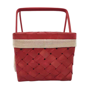 Superior Quality Fruit Vegetable Storage <b>Basket</b> <b>With</b> <b>Lid</b> Durable Handmade Double Handle Storage <b>Basket</b> - Product Image 5