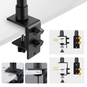 Bàn núi đứng 35-60cm <span class=keywords><strong>Tabletop</strong></span> C kẹp núi đứng có thể điều chỉnh bảng nhôm ánh sáng đứng với 1/4 "chủ đề - Product Image 4