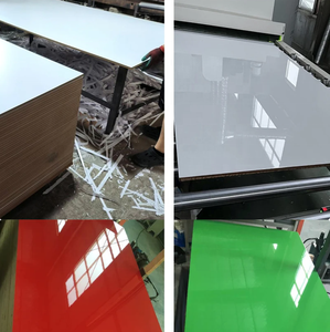 Tableros de melamina PET E0 de 18 mm para armarios, modernos, de 4x8, con acabado brillante o mate, <span class=keywords><strong>MDF</strong></span> para muebles y gabinetes. - Product Image 4