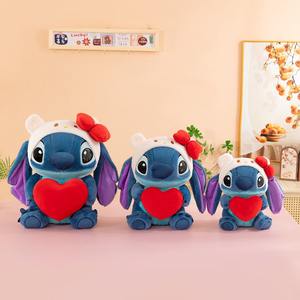 Peluches Stitch Cœur Rouge en Gros – Cadeaux d'Anniversaire et de Saint-Valentin – Meilleures Peluches Personnages de Dessins Animés Stitch - Product Image 5