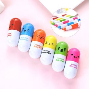 Stylo bille rétractable en plastique X418 en forme de mini-capsule, idéal pour la promotion publicitaire, avec logo personnalisé, pour fournitures scolaires (vente en gros) - Product Image 4