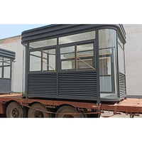 Vente en gros, petite maison personnalisée, avec loft sur roues, remorque portable, petite boîte sentry, conteneur en verre, maison à vendre