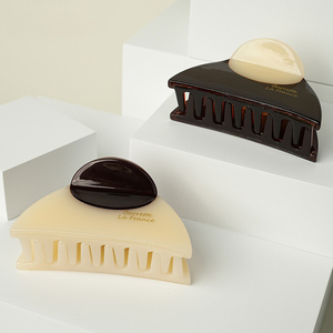 Venta directa de fábrica, nueva pinza para el cabello de acetato, pinzas para el cabello elegantes a la moda, pinzas francesas de lujo para mujer - Product Image 3