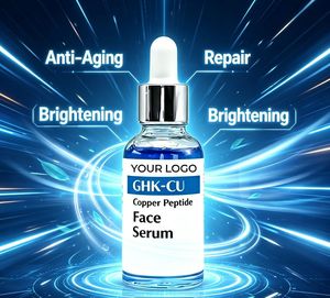 Suero Facial de Marca Privada con Péptido de Cobre GHK-CU 30mL, Antienvejecimiento, Antiarrugas, Reparador de la Piel, Iluminador e Hidratante para Piel Sensible - Product Image 1