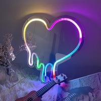 Tsinye néon signe néon lumière miroir LED décoratif mur miroir signe pour chambre et chambre de fille fête Studio boutique décor