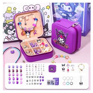 Set Premium para Hacer Pulseras con Dijes para Niñas, con Cuentas Coloridas y Dijes, Cadena de Acero Inoxidable, Kit de Manualidades de Joyería - Product Image 2