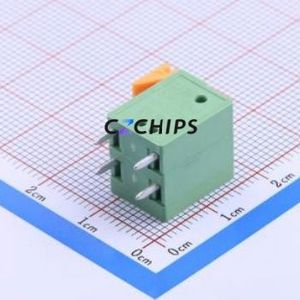 WJ142V-5.08-2P Spring Terminal Block Through hole Component (THT),P=5.08mm Connector 5.08mm 2P 2 10A - Product Image 1