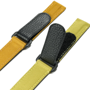 High Quality 20mm Nylon <b>Top</b> Grain Leather Watch Band Strap Durable Accessories with Breathable Feature - Product Image 2