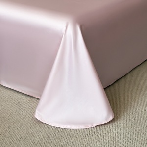 Funda nórdica con bordado Floral, Sábana plana rosa, algodón agradable a la piel, textil para el hogar, juego de cama de cuatro piezas de lujo ligero - Product Image 6