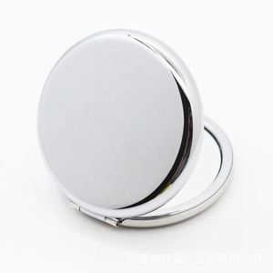 Wholesale Folded Round Branded Cosmetic Mirror Rose Gold Metal Pocket Mirror Personalized Pocket Mirror - Product Image 6