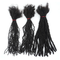 Estensioni Dreadlocks KAMA Remy Hair Bulk Interlock Fatte a Mano all'Uncinetto Sister Locs per Donne Nere