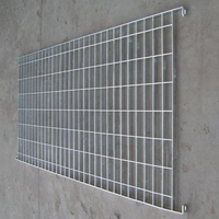 Grilles de plancher en acier anti-corrosion pour le renforcement du béton, volières à pigeons, passerelles, matériaux de construction métalliques