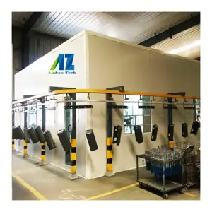 High Efficiency Compact Aluminum Profile Automatic Powder Coating Line