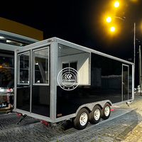 Truk Makanan Mobile Berkualitas Tinggi, Mobil Pizza Harga Terjangkau, Trailer Makanan, Dapur Bergerak, Truk Makanan, Trailer Kopi