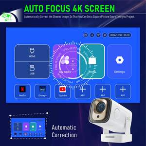 Proyector Mini Salange HY260PRO 4K Android 11 con Proyección de Tiro Corto Portátil, Cine en Casa, 200 Lúmenes, Lámparas LED, Lente de Enfoque Automático - Product Image 5