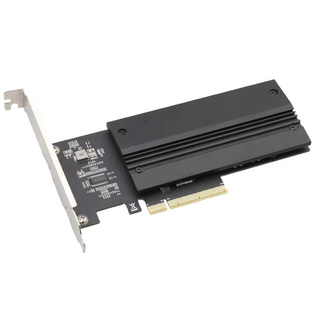 PCIe3.1-8X to 2M.2(M-Key) Expansion Card Supports PCIe NVMe Dual M.2 PCIe 4.0 SSD Adapter Card