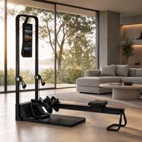 Machine de fitness multi-stations à résistance numérique professionnelle, équipement de gym à domicile AI avec écran tactile HD 21 pouces et structure en acier