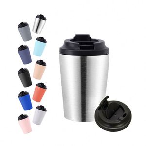 Mug de voyage isotherme en acier inoxydable 304 à double paroi pour véhicule - Product Image 3