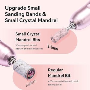 Bandas de lijado para uñas, accesorios eléctricos para taladro de uñas, herramientas de manicura y pedicura para eliminar gel. - Product Image 5