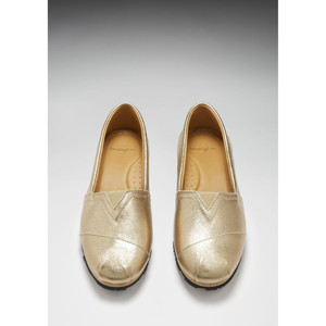 Alpargatas Chukka para Mujer, Cuero Dorado - Product Image 5