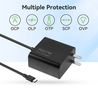 UL FCC CE GS UKCA SAA PSE Sertifikalı 5.1V 5A 9V 3A 12V 2.25A 15V 1.8A 27W USB-C PD Şarj Cihazı Raspberry Pi 5 için